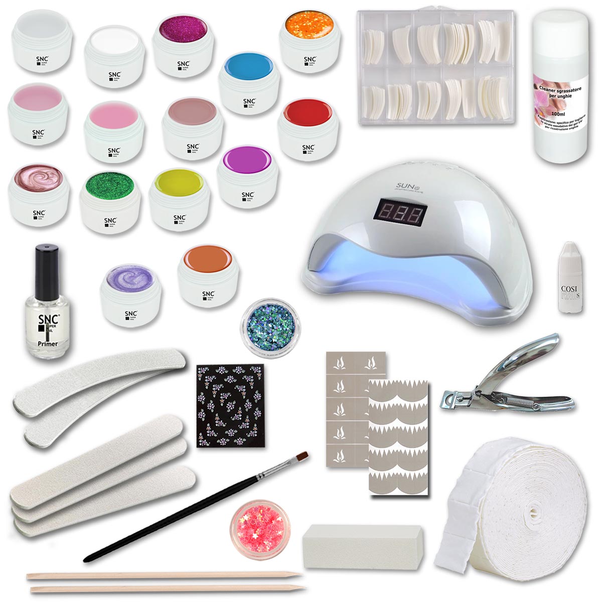 kit ricostruzione unghie gel completo passioneunghie