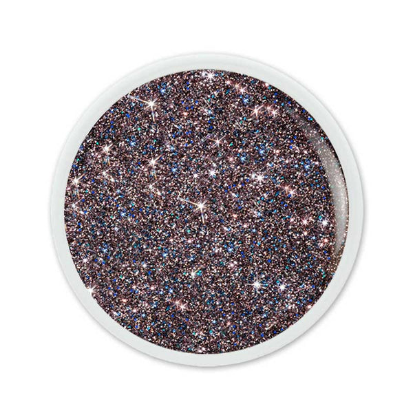 Foto di glitter color gel New Dark Nights da 5ml con sfondo bianco, marchio SNC Super Nail Center