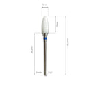 Specifiche e dettagli PUNTA PROFESSIONALE CERAMICA FLAME - BLU, frese, punte e cilindrini unghie gel. acrygel ed acrilico, marchio SNC Super Nail Center