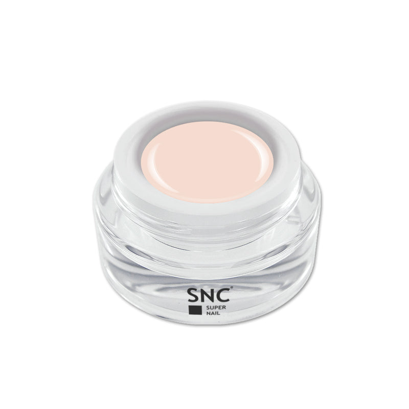 Foto di color gel Pastel Peach in vasetto da 5ml con sfondo bianco, marchio SNC Super Nail Center