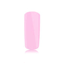 Foto di unghia dipinta con Smalto UV-LED semipermanente colore Peony Pink rosa pastello con sfondo bianco, marchio SNC Super Nail Center