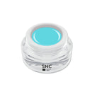 Foto di  color Tahiti in vasetto da 5ml con sfondo bianco, marchio SNC Super Nail Center