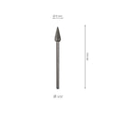 FRESA PEDICURE DIAMANTATA CONICA 6mm