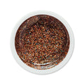 Foto di glitter color gel Coffe Copper  da 5ml con sfondo bianco, marchio SNC Super Nail Center