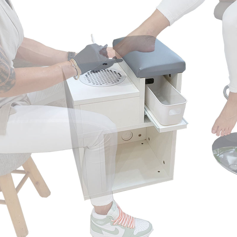 POSTAZIONE ASPIRANTE PEDICURE COMPACT dettaglio rendering, Tavoli STARTER SNC - Nail Store - Treviso - Veneto