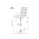 SGABELLO grigio misure, Tavoli, Sedie e componenti, SNC - Super Nail Store