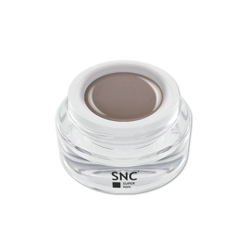 Foto di color gel Light Nude in barattolino di vetro da 5ml con sfondo bianco, marchio SNC Super Nail Center