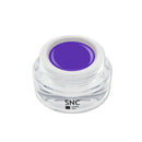 Foto di color gel Pansy in barattolino di vetro da 5ml con sfondo bianco, marchio SNC Super Nail Center