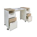 TAVOLO ROSE cassetti aperti, Tavoli MASTER SNC - Nail Store - Treviso - Veneto