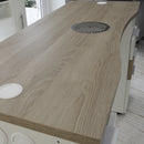 Finitura dettaglio variante colore piano sagomato TAVOLO ASPIRANTE MASTER JASMINE, Tavoli MASTER SNC - Nail Store - Treviso - Veneto