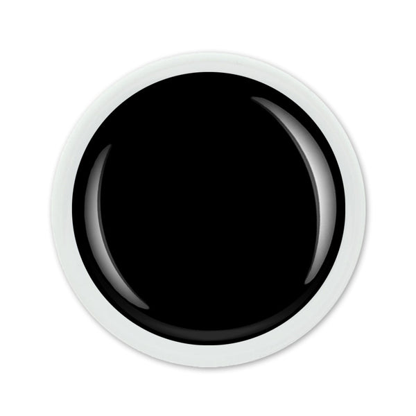 Foto di color gel Nero da 5ml con sfondo bianco, marchio SNC Super Nail Center