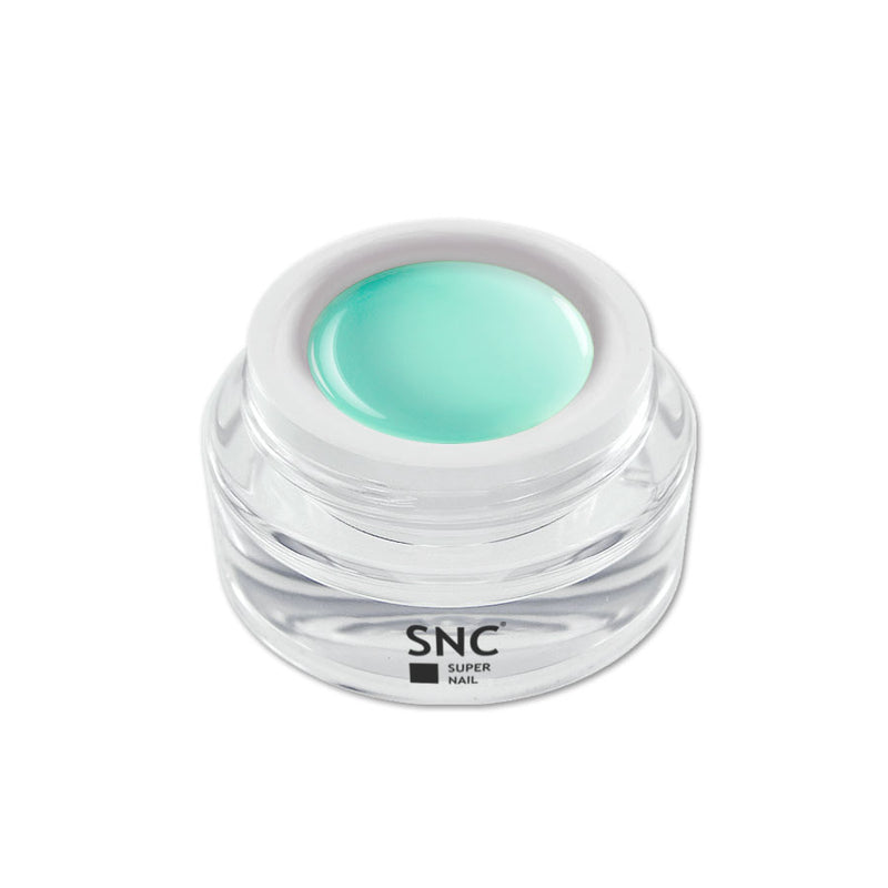 Foto di color gel Jelly in barattolino di vetro da 5ml con sfondo bianco, marchio SNC Super Nail Center