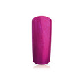 Foto di unghia dipinta con Smalto UV-LED semipermanente polishgel colore Pearly cherry fucsia con sfondo bianco, marchio SNC Super Nail Center