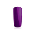 Foto di unghia dipinta con Smalto UV-LED semipermanente Extreme lack colore Lila Shine, viola intenso con sfondo bianco, marchio SNC Super Nail Center