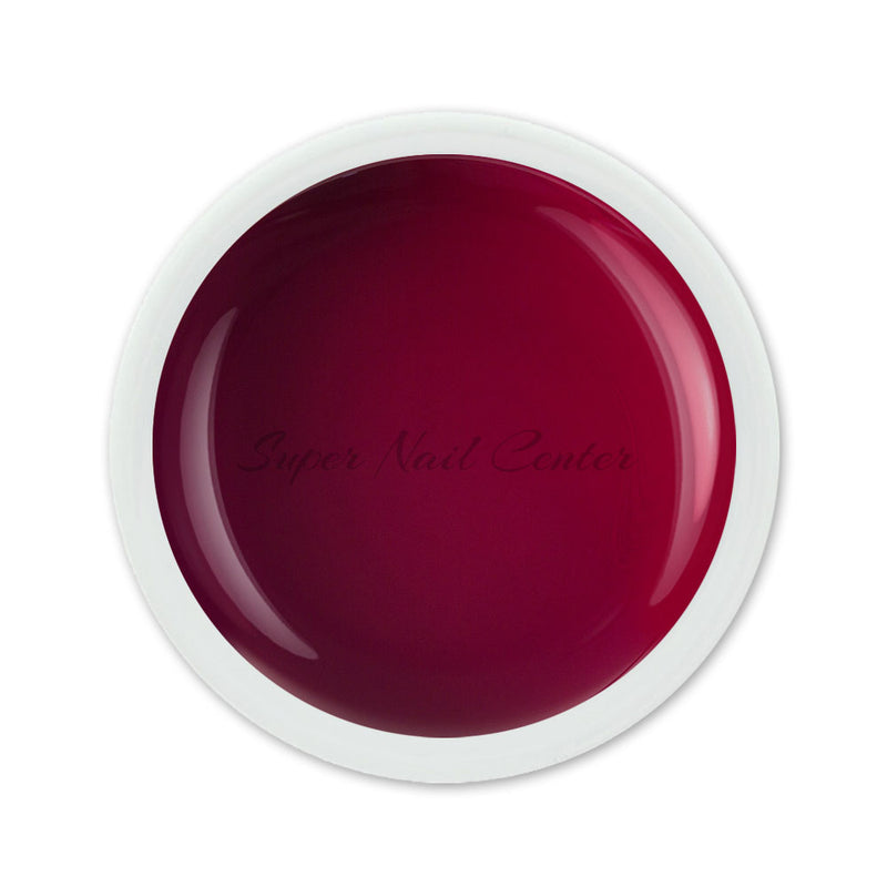 Foto di color gel Bordeaux Violet da 5ml con sfondo bianco, marchio SNC Super Nail Center