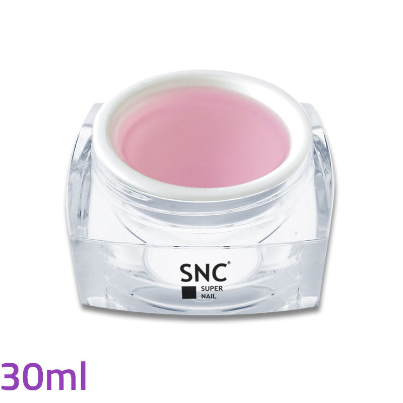 Foto di gel costruttore builder monofasico 3 in 1 moonlight da 15ml colore rosè con sfondo bianco, marchio SNC Super Nail Centerr