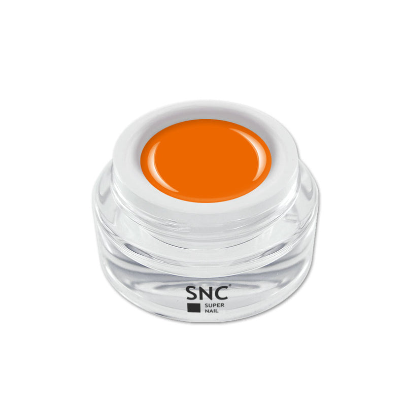 Foto di color gel Nektarine in barattolino di vetro da 5ml con sfondo bianco, marchio SNC Super Nail Center