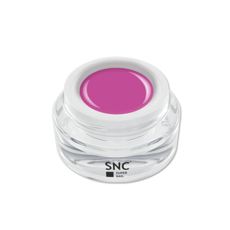 Foto di color gel Rosa Pink in barattolino di vetro da 5ml con sfondo bianco, marchio SNC Super Nail Center