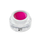 Foto di color gel Power Pink in barattolino di vetro da 5ml con sfondo bianco, marchio SNC Super Nail Center