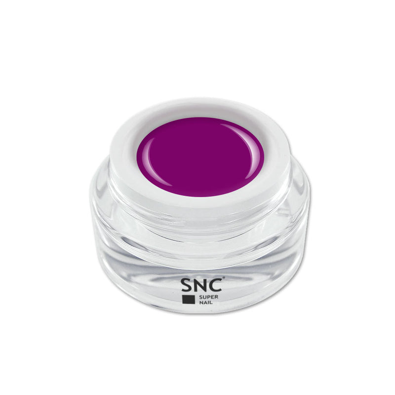 Foto di color gel Flower in barattolino di vetro da 5ml con sfondo bianco, marchio SNC Super Nail Center