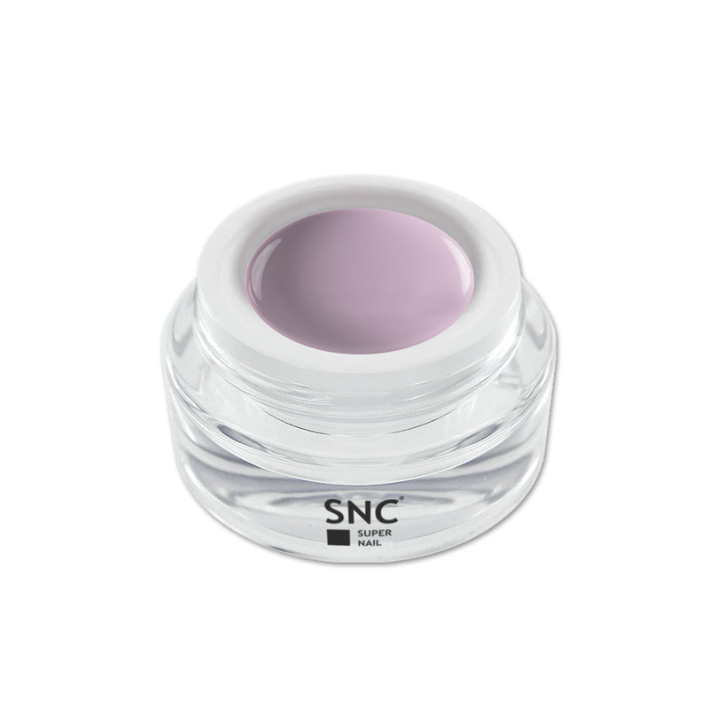 Foto di color gel Viola Pastello in barattolino di vetro da 5ml con sfondo bianco, marchio SNC Super Nail Center