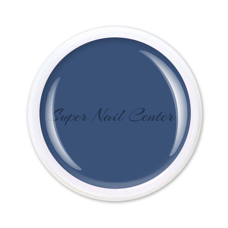 Foto di fresh and cool color gel Blue Jeans da 5ml con sfondo bianco, marchio SNC Super Nail Center