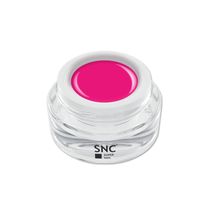 Foto di fresh and cool color gel Strawberry Punch in barattolino di vetro da 5ml con sfondo bianco, marchio SNC Super Nail Center