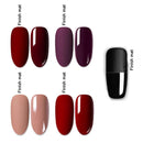 Foto di unghie di colore diverso con top finish matt velvet effect con sfondo bianco, marchio SNC Super Nail Center