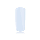 Foto di unghia dipinta con Smalto UV-LED semipermanente colore lilla Pervinca con sfondo bianco, marchio SNC Super Nail Center