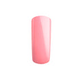 Foto di unghia dipinta con Smalto UV-LED semipermanente polishgel colore rosa Sunset con sfondo bianco, marchio SNC Super Nail Center