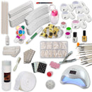 KIT completo per ricostruzione unghie gel C10 CON LAMPADA UV/LED con sfondo bianco, marchio SNC Super Nail Center