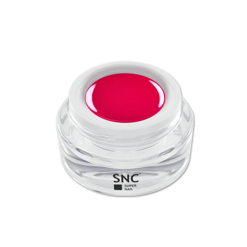 Foto di champions red color gel 07 in barattolino di vetro da 5ml con sfondo bianco, marchio SNC Super Nail Center