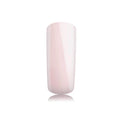 Foto di unghia dipinta con Smalto UV-LED semipermanente Extreme lack colore Cinderella rosa carne chiaro con sfondo bianco, marchio SNC Super Nail Center