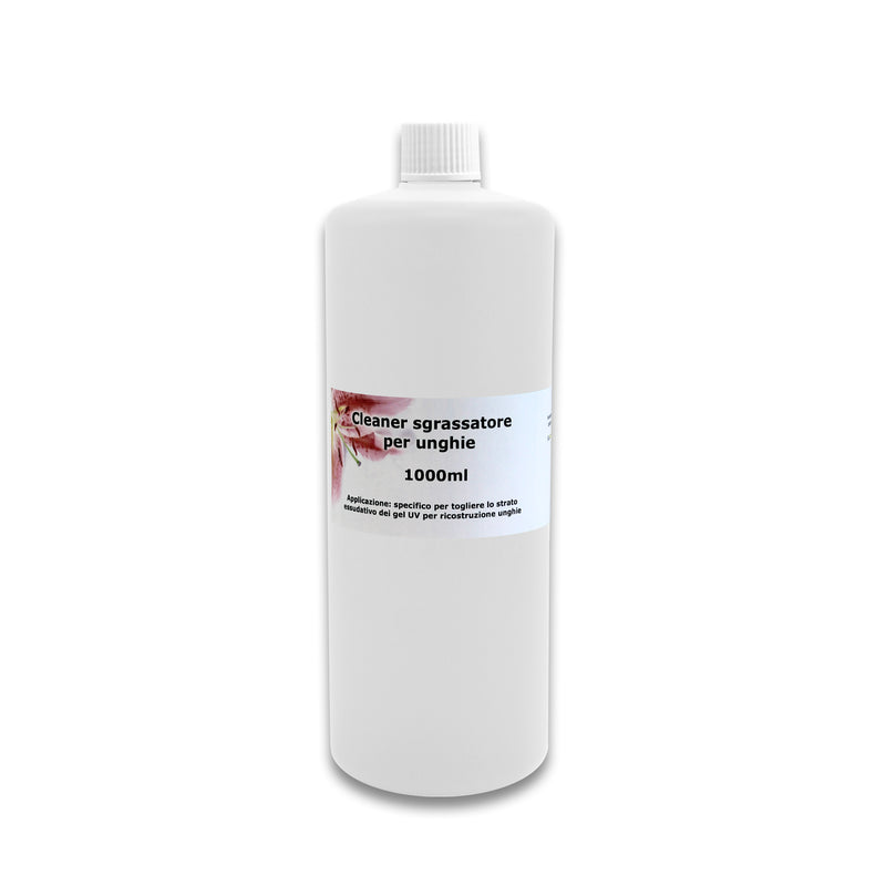 CLEANER isopropyl alcohol sgrassatore deidratante TRASPARENTE 1L, Liquidi, Cleaner e detergenti, SNC Super Nail Center
