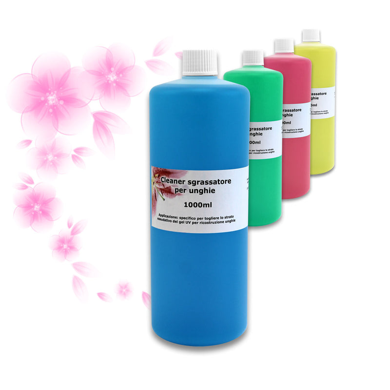 CLEANER COLORATI 1L, Liquidi, Cleaner e detergenti, SNC Super Nail Center