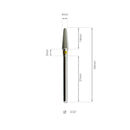 Specifiche e dettagli PUNTA CARBURO DI TUNGSTENO CARBIDE CONICA, frese, punte e cilindrini unghie, gel. acrygel ed acrilico marchio SNC Super Nail Center