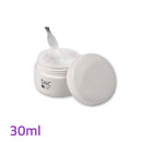 Foto di gel UV/LED costruttore/builder Masterline da 30ml colore Milky (bianco lattiginoso), autolivellante, con sfondo bianco, marchio SNC Super Nail Center