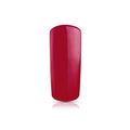 Foto di unghia dipinta con Smalto UV-LED semipermanente Extreme lack colore Crimson, rosso cremisi con sfondo bianco, marchio SNC Super Nail Center
