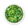 Foto di crisp color gel verde da 5ml con sfondo bianco, marchio SNC Super Nail Center