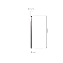 Specifiche e dettagli PUNTA DIAMANTATA SFERA DA 2.3 mm diametro, frese, punte e cilindrini, marchio SNC Super Nail Center