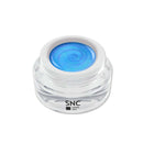 Foto di glimmer color gel Ocean in barattolino di vetro da 5ml con sfondo bianco, marchio SNC Super Nail Center