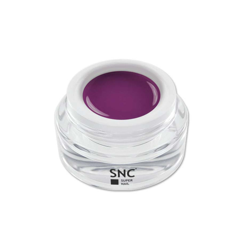 Foto di color gel Grape in barattolino di vetro da 5ml con sfondo bianco, marchio SNC Super Nail Center
