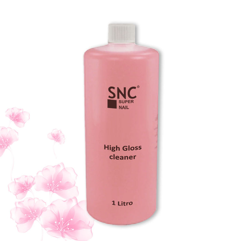 HIGH GLOSS CLEANER 1 L, finale glossy Liquidi, Cleaner e detergenti, SNC Super Nail Center
