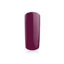 Foto di unghia dipinta con Smalto UV-LED semipermanente Extreme lack colore Hot Furnace, rosso scuro bordeaux  con sfondo bianco, marchio SNC Super Nail Center