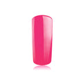 Foto di unghia dipinta con Smalto UV-LED semipermanente polishgel colore Hot Pink fucsia acceso con sfondo bianco, marchio SNC Super Nail Center