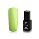 Foto di Smalto UV-LED semipermanente polishgel colore Lime verde acido con sfondo bianco, marchio SNC Super Nail Center