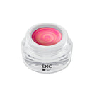 Foto di luxury gold color gel Bubble Purple in barattolino di vetro da 5ml con sfondo bianco, marchio SNC Super Nail Center