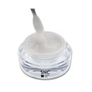 Foto di gel UV/LED costruttore/builder Masterline da 15ml colore Milky (bianco lattiginoso), autolivellante,  con sfondo bianco, marchio SNC Super Nail Center
