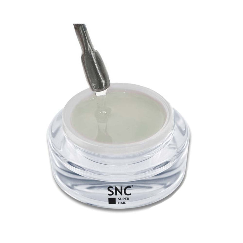 Foto di gel UV/LED sigillante finale extra gloss Masterline da 15ml con sfondo bianco, marchio SNC Super Nail Center