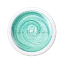 Foto di metallic color gel Turquoise Lumière da 5ml con sfondo bianco, marchio SNC Super Nail Center